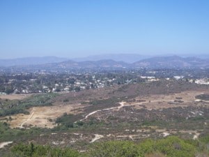 Views from Mount Calavera in the Calavera Hills area of Carlsbad CA