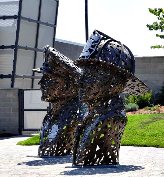 Sculptures at the Carlsbad Safety Training Center