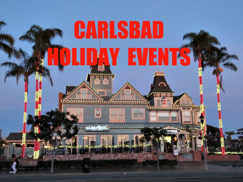 Holiday Events in Carlsbad Village graphic