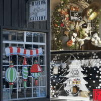 Holiday Window Decorating Contest in Carlsbad Village