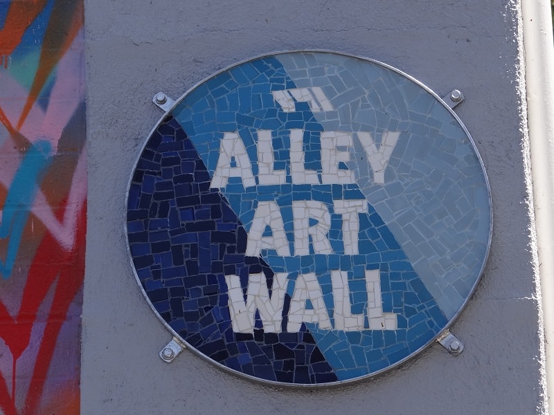 Carlsbad Alley Art Wall sign