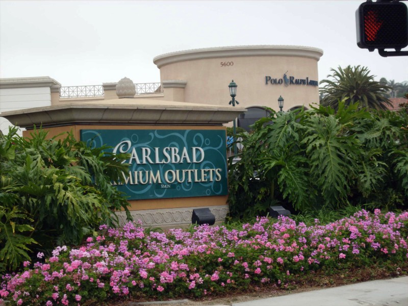 Shopping at the Carlsbad Premium Outlets Mall
